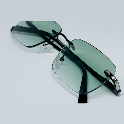 Rimless Green/Silver