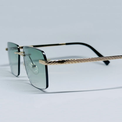 Rimless Green/Gold