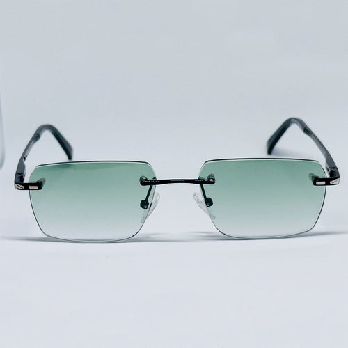 Rimless Green/Silver